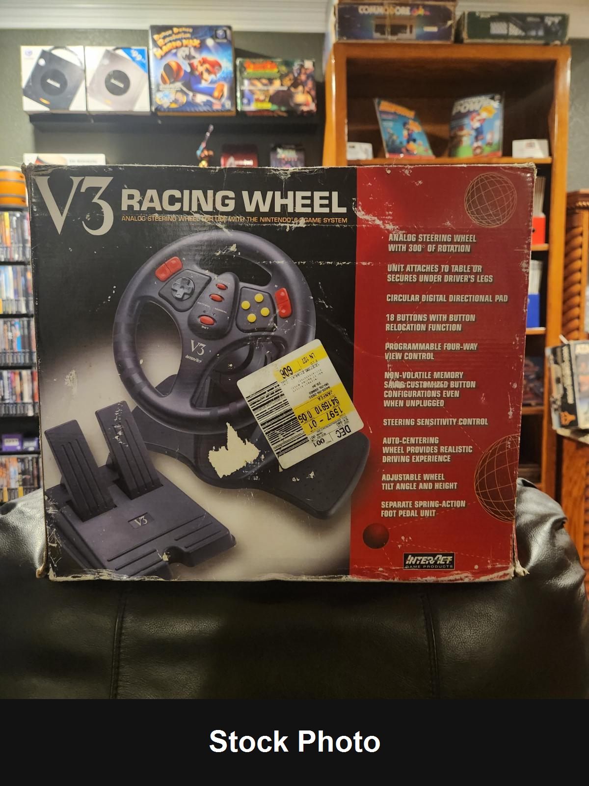 InterAct V3 Racing Wheel (Nintendo 64) - Nintendo Accessories