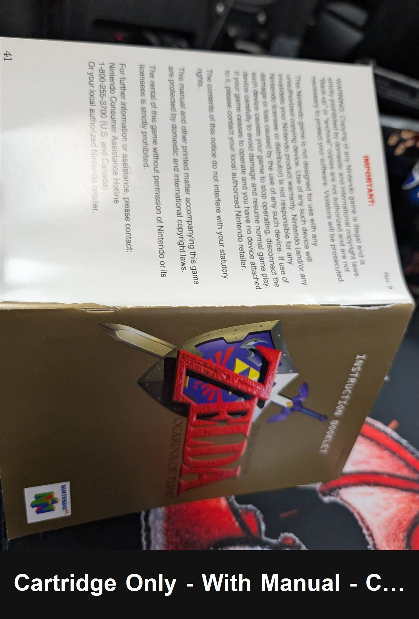Zelda Ocarina of Time  - N64