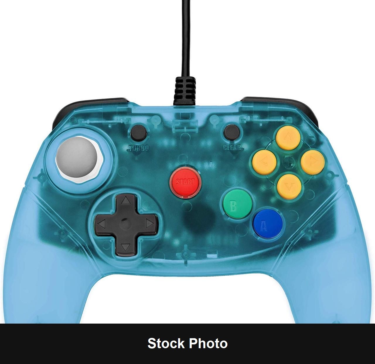 Brawler 64 Wired Controller [Blue] (Nintendo 64) - Nintendo Accessories