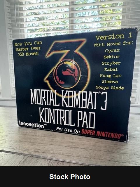 Mortal Kombat 3 Kontrol Pad [Version 1] (Super Nintendo) - Nintendo Accessories