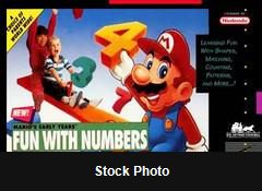 Mario's Early Years Fun With Numbers - Super Nintendo