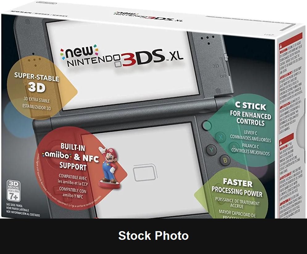 New Nintendo 3DS XL Black - Nintendo 3DS