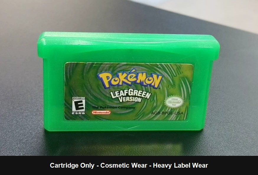 Pokemon LeafGreen Version - Game Boy Advance