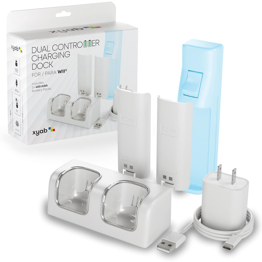 Wii Dual Controller Charging Dock (New) - Nintendo Accessories