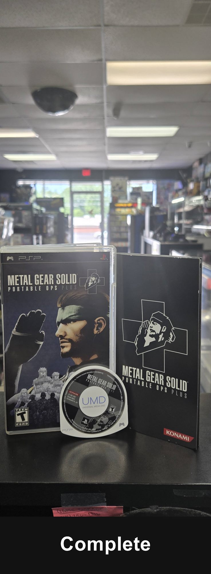 Metal Gear Solid Portable Ops Plus + - PSP