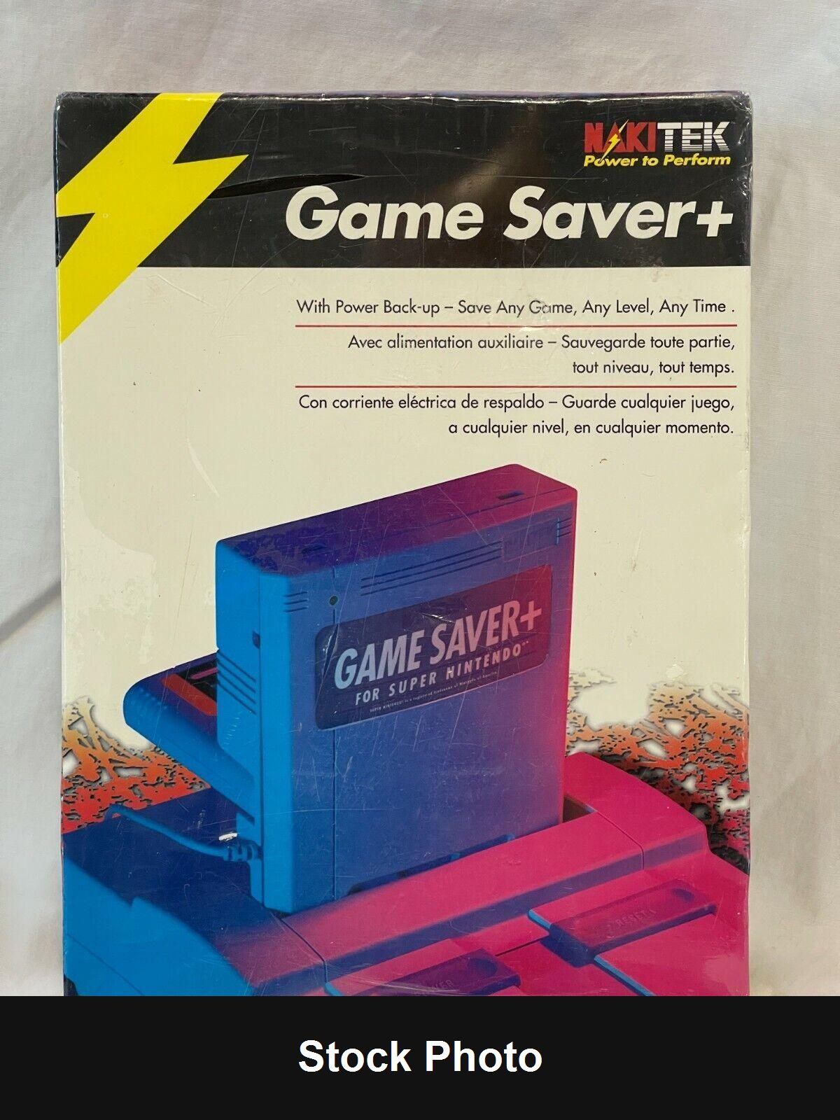 NakiTek Game Saver+ (Super Nintendo) - Nintendo Accessories