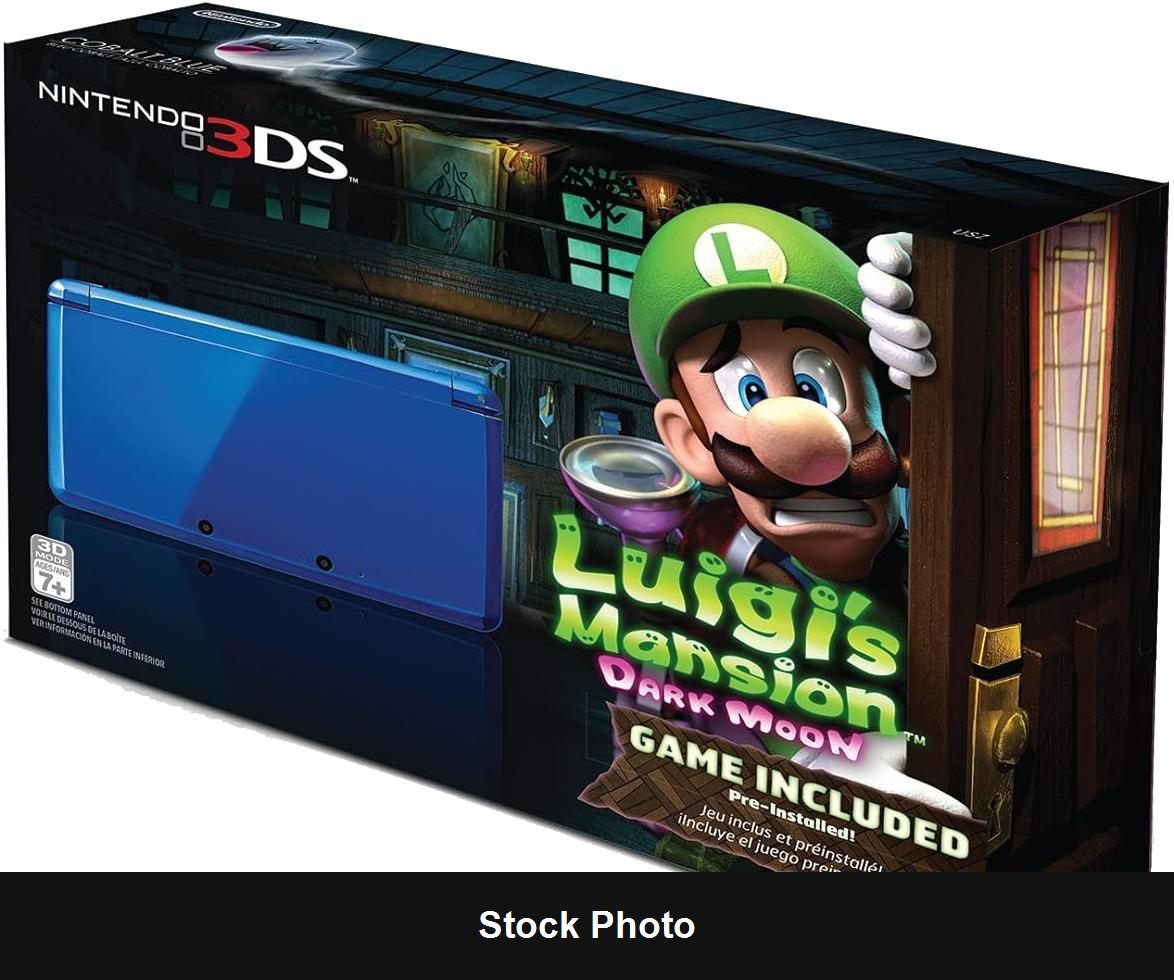Nintendo 3DS Cobalt Blue [Luigi's Mansion Dark Moon Pre-installed] - Console