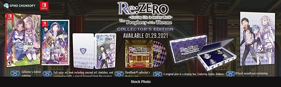 Re:ZERO: The Prophecy of the Throne [Collector's Edition] - Nintendo Switch