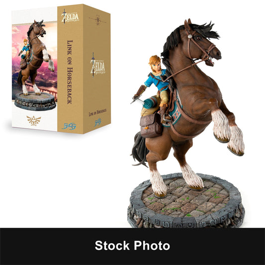 Breath of the Wild: Link On Horseback 22" Premium Resin Statue (New) - Special Order