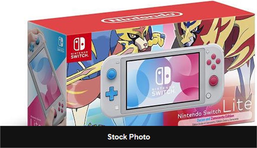 Nintendo Switch Lite [Zacian And Zamazenta Edition] - Console