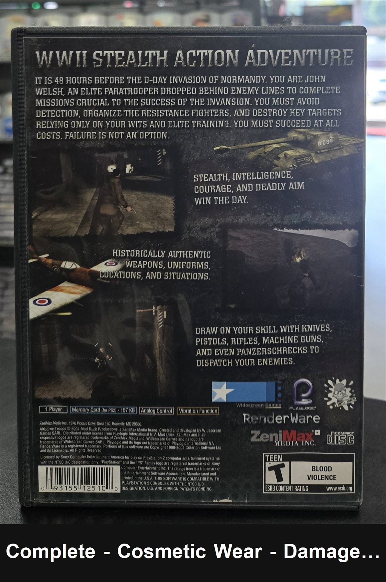 Airborne Troops Countdown to D-Day - PlayStation 2