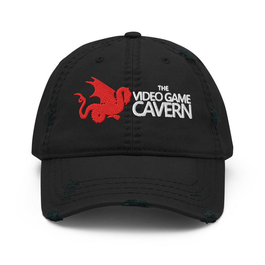 Distressed Dad Hat - Cavern Logo (New) - Apperal