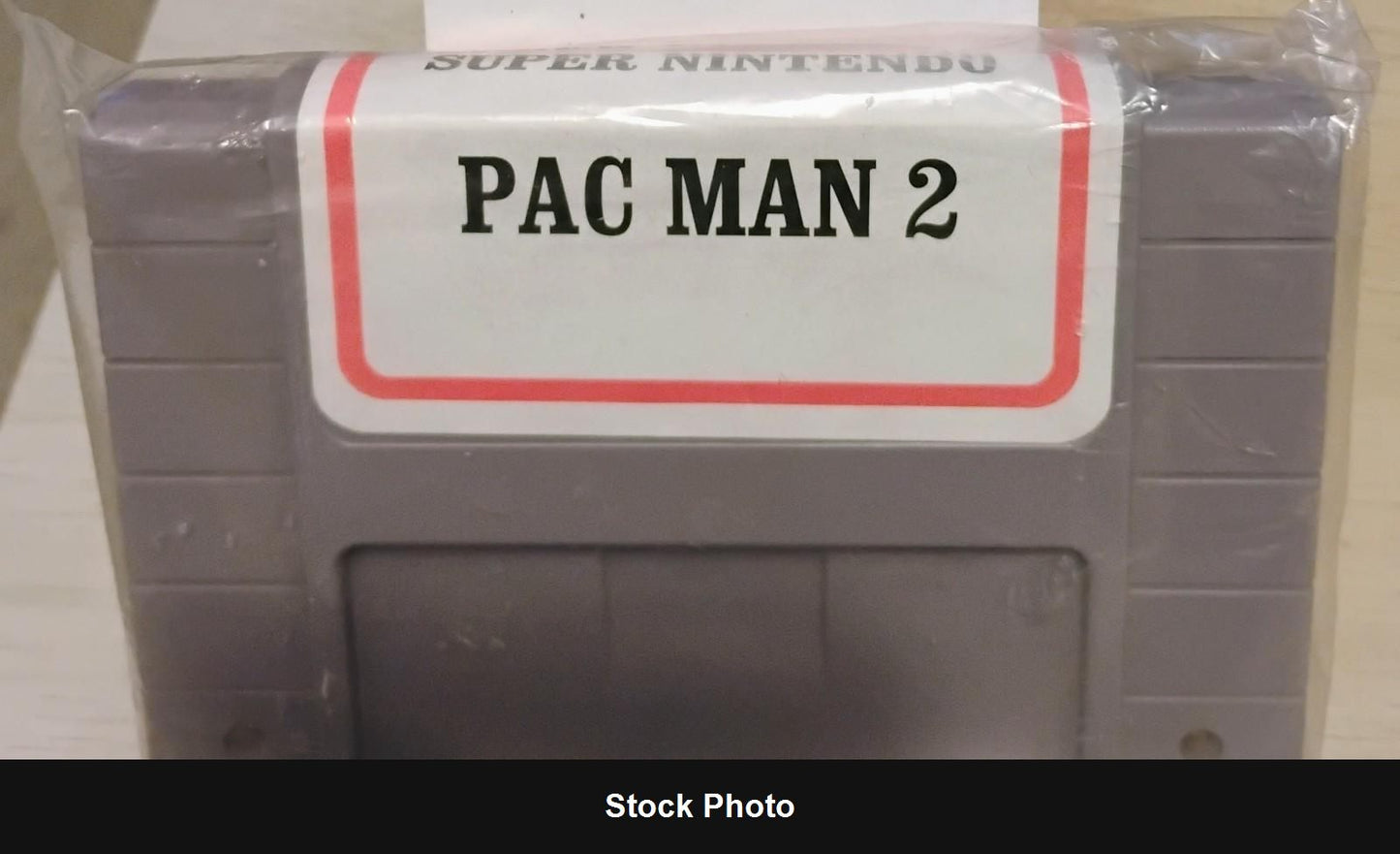 Pac Man 2 [Majesco Candy Cane] - Super Nintendo
