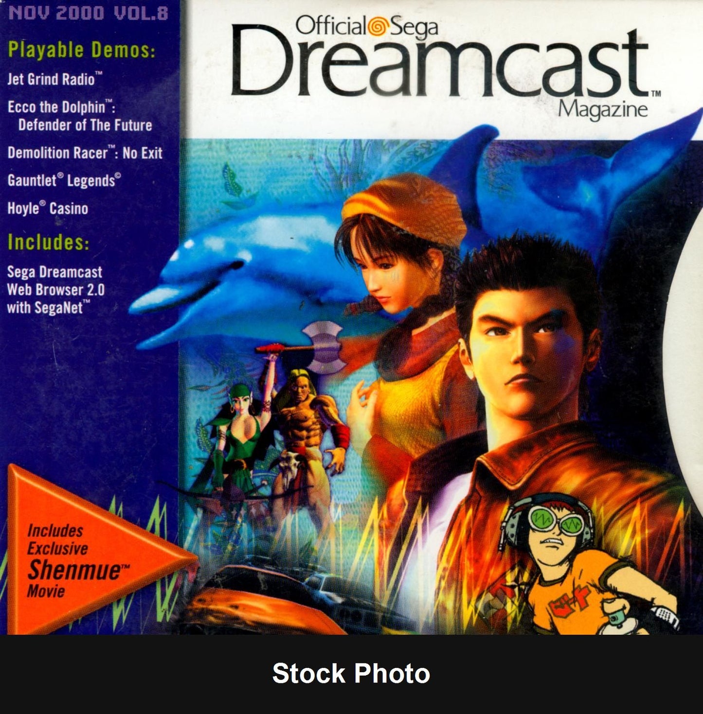 Dreamcast November 2000 Vol 8 Demo Disc - Sega Dreamcast