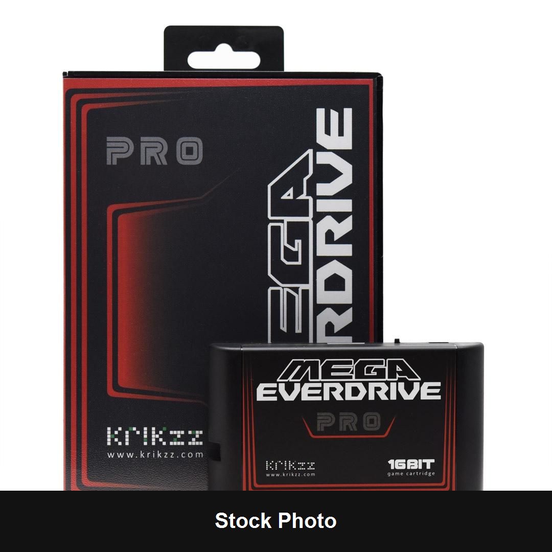Mega EverDrive PRO [Black] (Sega Genesis) - Nintendo Accessories