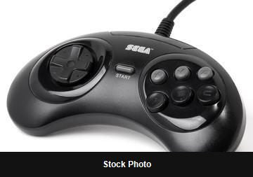 Sega Genesis 6 Button Controller (Sega Genesis) - Sega Accessories