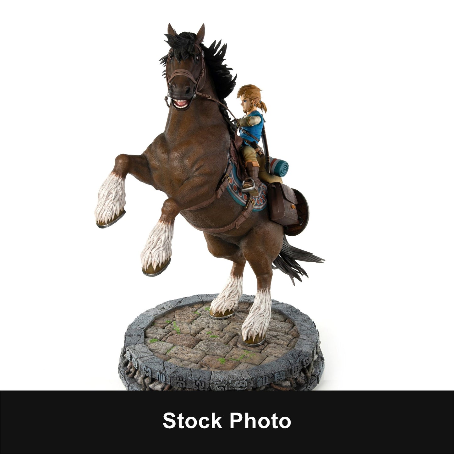 Breath of the Wild: Link On Horseback 22" Premium Resin Statue (New) - Special Order
