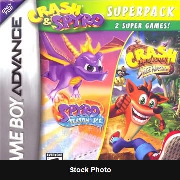 Crash and Spyro Superpack: Season of Ice & Huge Adventure - Game Boy Advance
