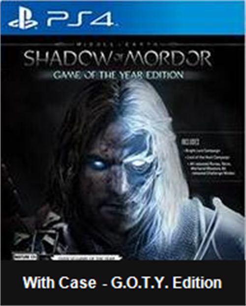 Middle-Earth Shadow Of Mordor - PlayStation 4