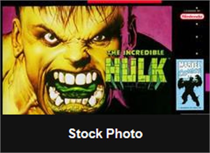 The Incredible Hulk - SNES