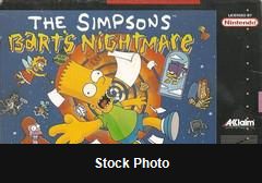 The Simpsons Bart's Nightmare - Super Nintendo