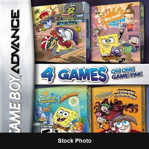Nickelodeon 4 Games on One Game Pack - Game Boy Advance