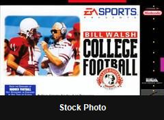 Bill Walsh College Football - Super Nintendo