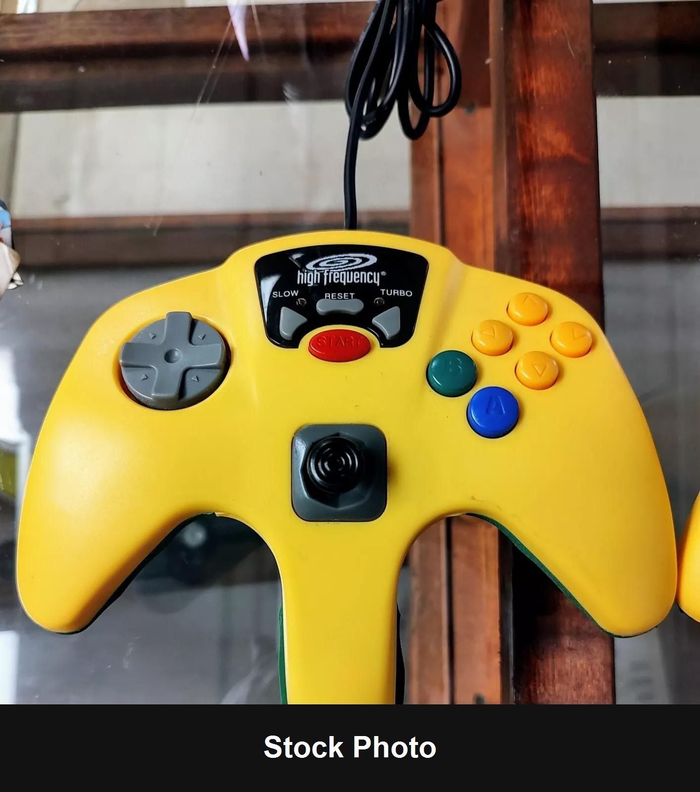 High Frequency Turbo Wired Controller [Yellow] (Nintendo 64) - Nintendo Accessories