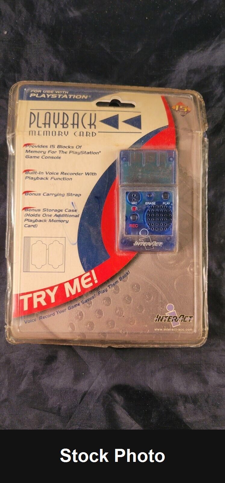 Interact Playback Memory Card (PlayStation) - PlayStation Accessories