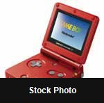 Flame Red Game Boy Advance SP - Console