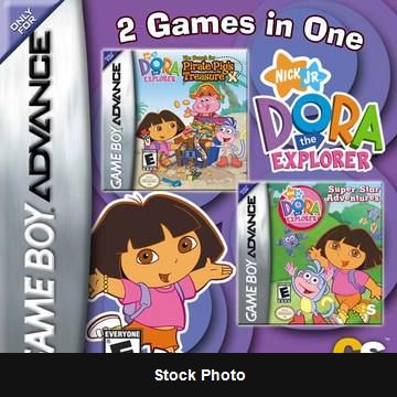 Dora the Explorer Double Pack - Game Boy Advance