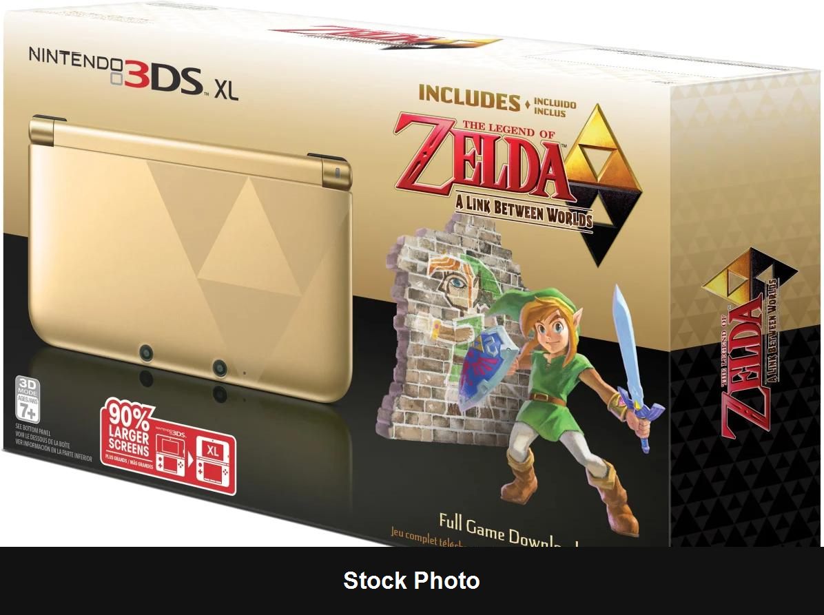 Nintendo 3DS XL Zelda Edition [A Link Between Worlds Pre-installed] - Console