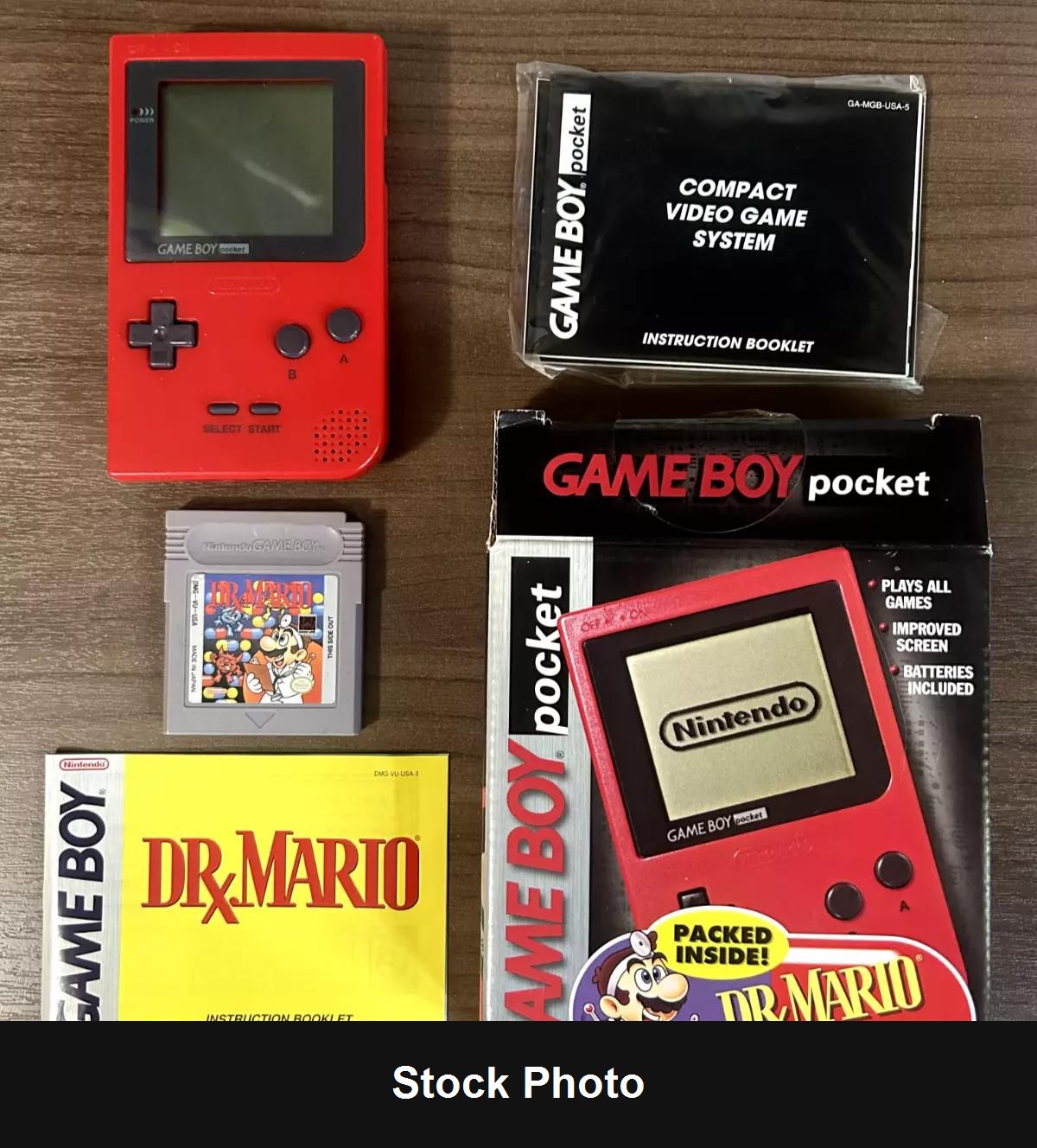 Game Boy Pocket Red [Dr. Mario Best Buy] - Console