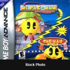 Ms. Pac-Man Maze Madness Pac-Man World - Game Boy Advance