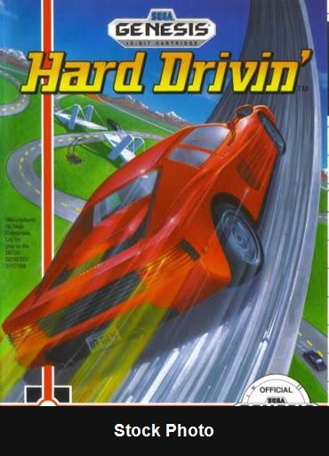 Hard Drivin' [Cardboard Box] - Sega Genesis