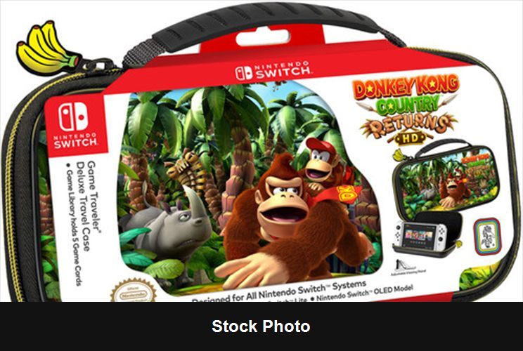 Game Traveler Deluxe Case for Nintendo Switch: Donkey Kong Country Returns Case - Nintendo Accessories