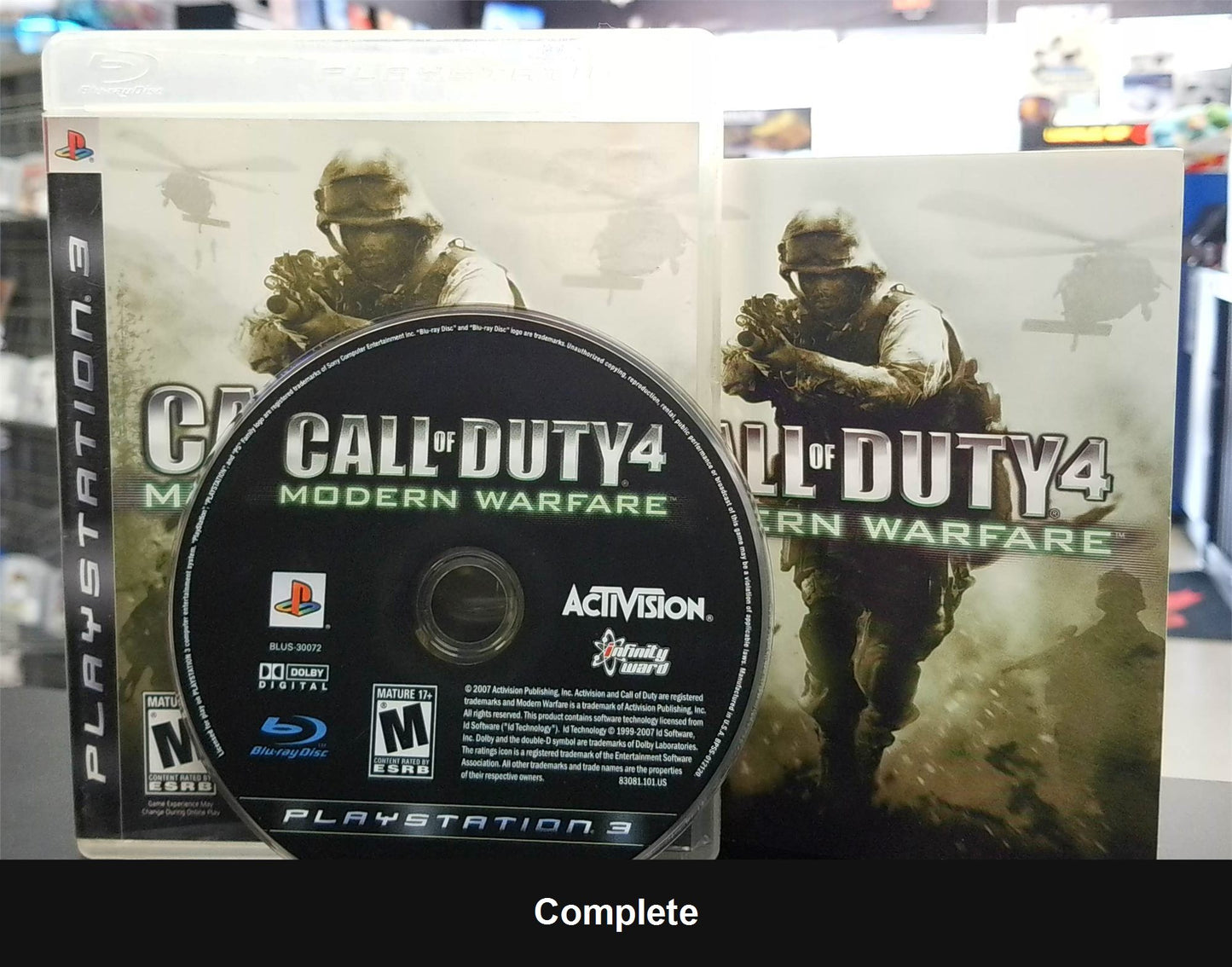 Call of Duty 4 Modern Warfare - Playstation 3