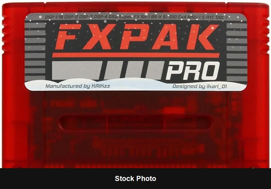 Everdrive FX PAK PRO [Christmas Red] (Super Nintendo) - Nintendo Accessories