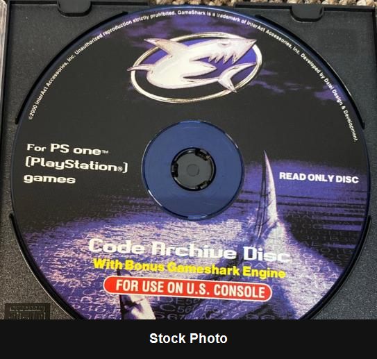Game Shark Code Archive Disc - Playstation