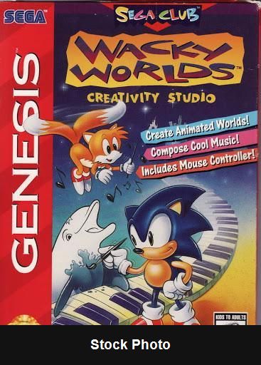 Wacky Worlds Creativity Studio - Sega Genesis