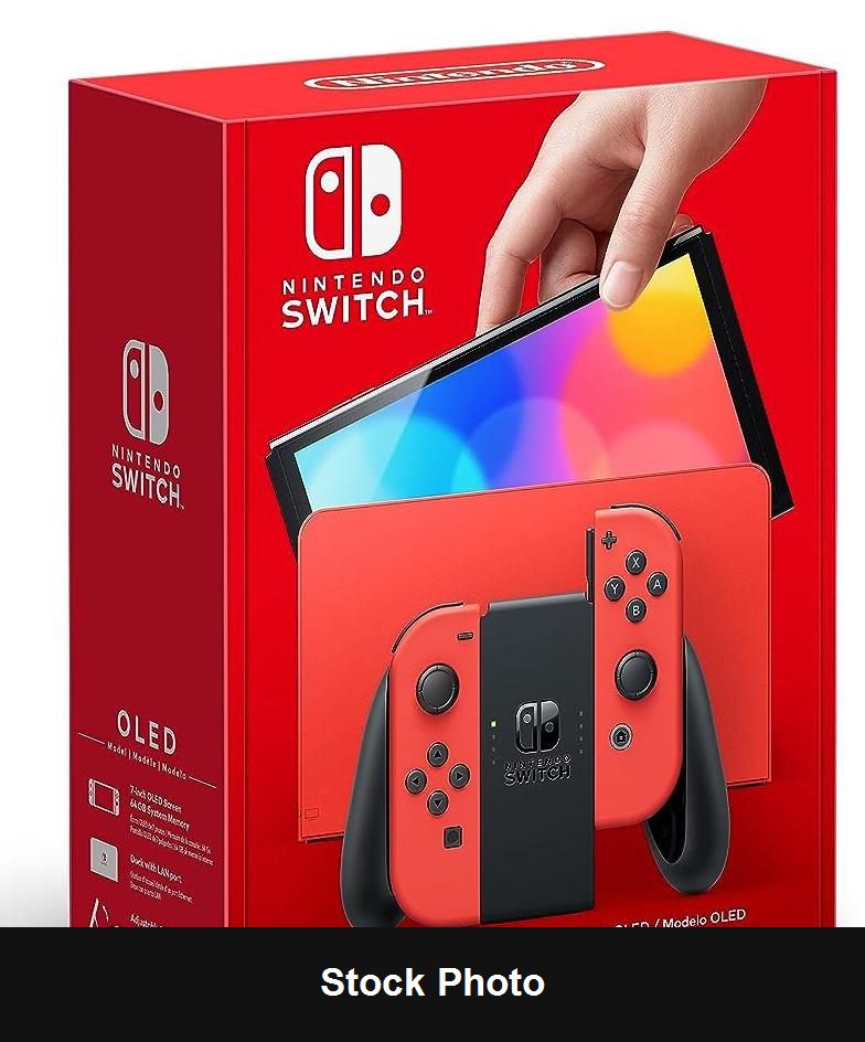 Nintendo Switch OLED Mario Red - Console