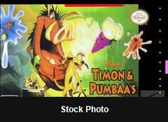Timon and Pumbaa Jungle Games - Super Nintendo