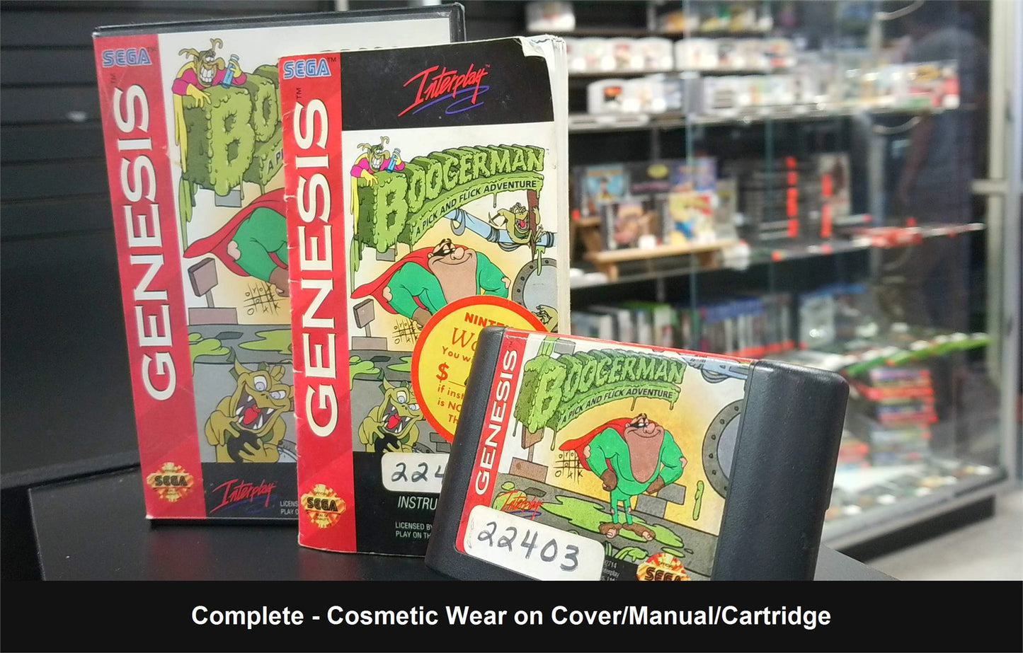 Boogerman A Pick and Flick Adventure - Sega Genesis