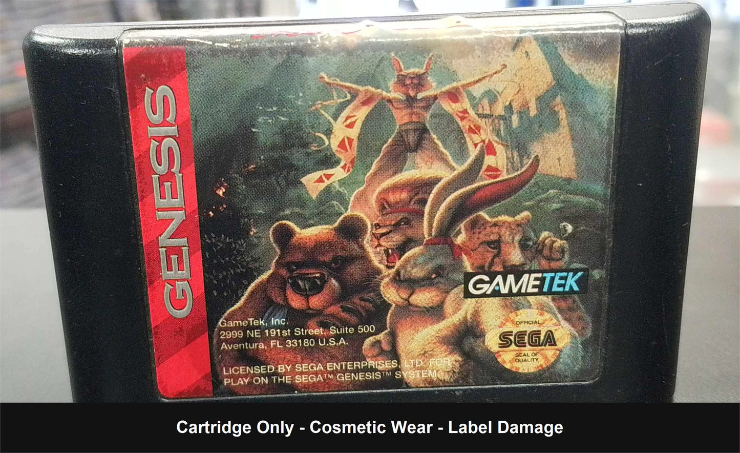 Brutal Paws of Fury - Sega Genesis