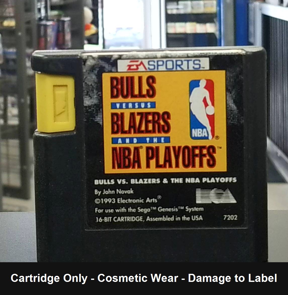 Bulls Vs Blazers and the NBA Playoffs - Sega Genesis