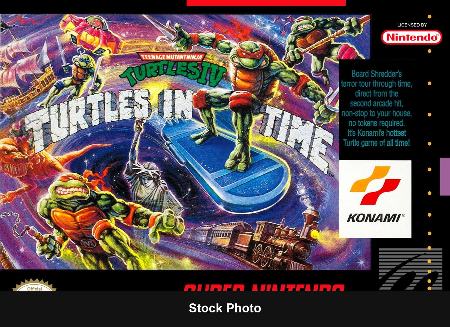 Teenage Mutant Ninja Turtles IV Turtles in Time - Super Nintendo
