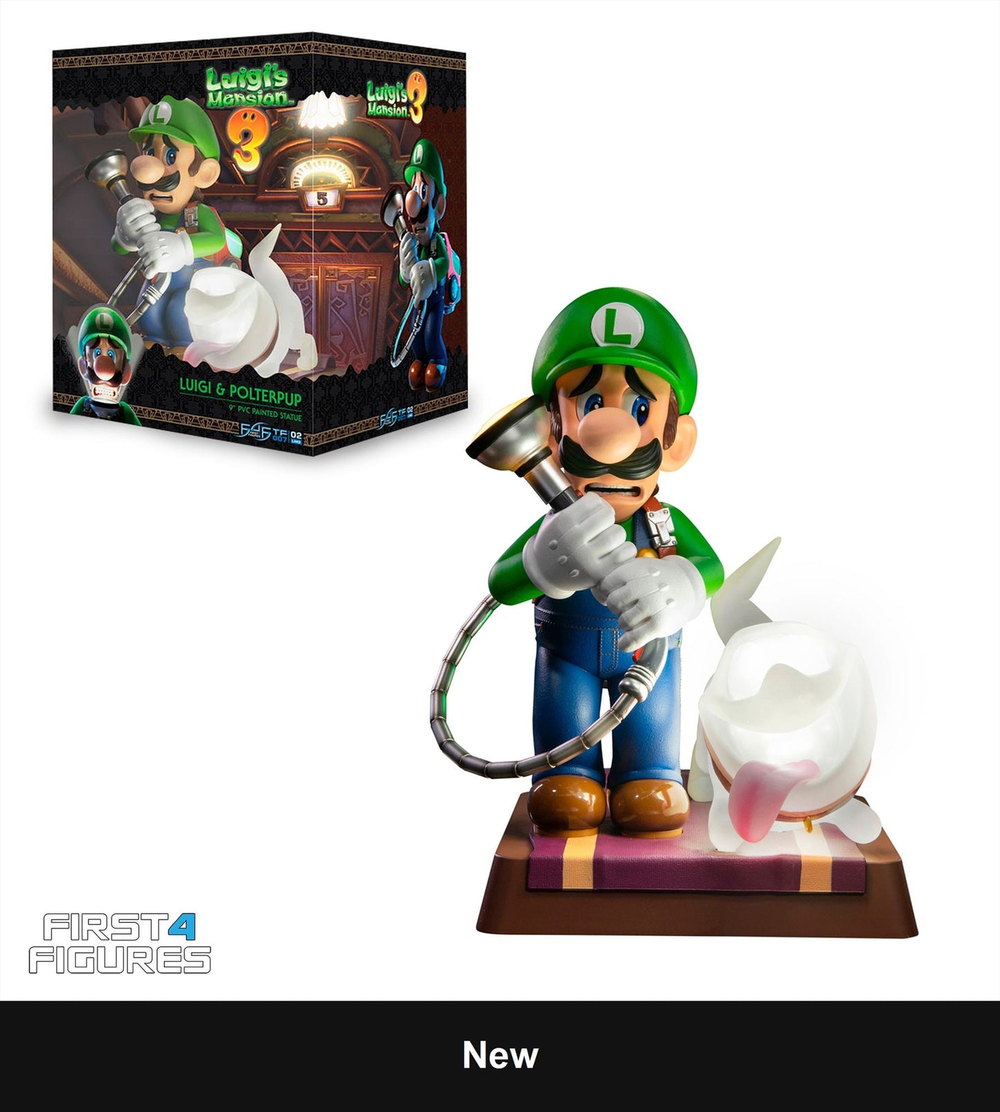 Luigi & Polterpup 9" Statue Collector's Edition (New) - Toys & Figures