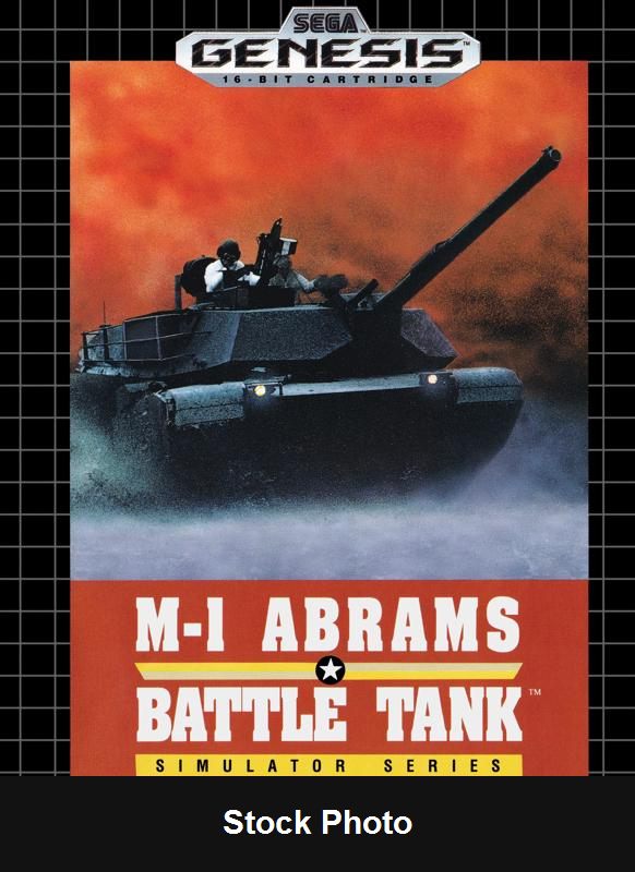 M-1 Abrams Battle Tank - Sega Genesis