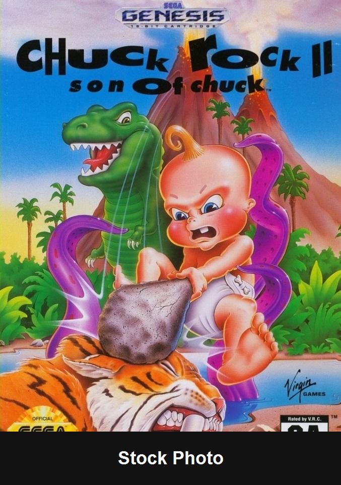 Chuck Rock II Son of Chuck - Sega Genesis