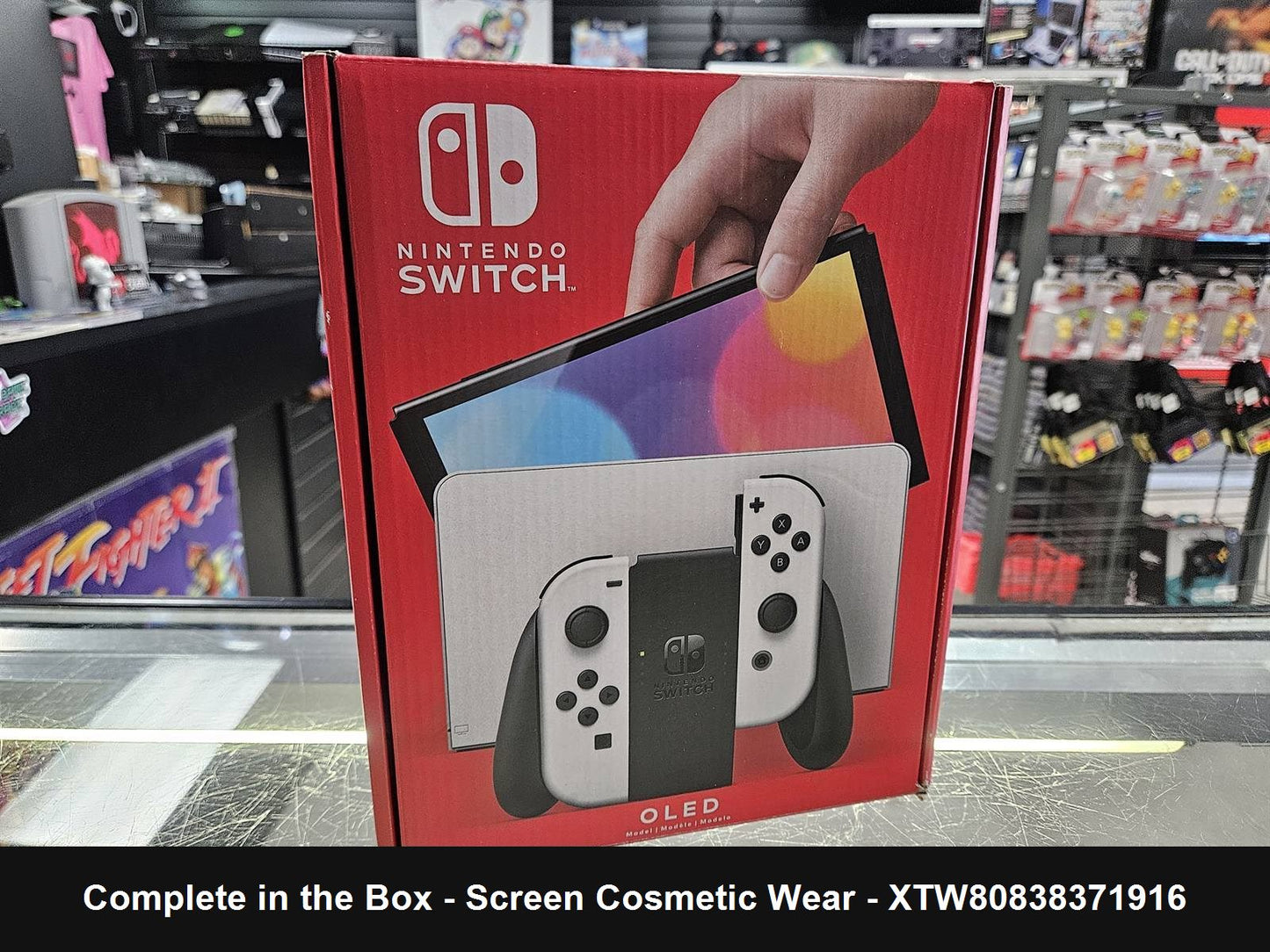 Nintendo Switch OLED with White Joy-Con - Console